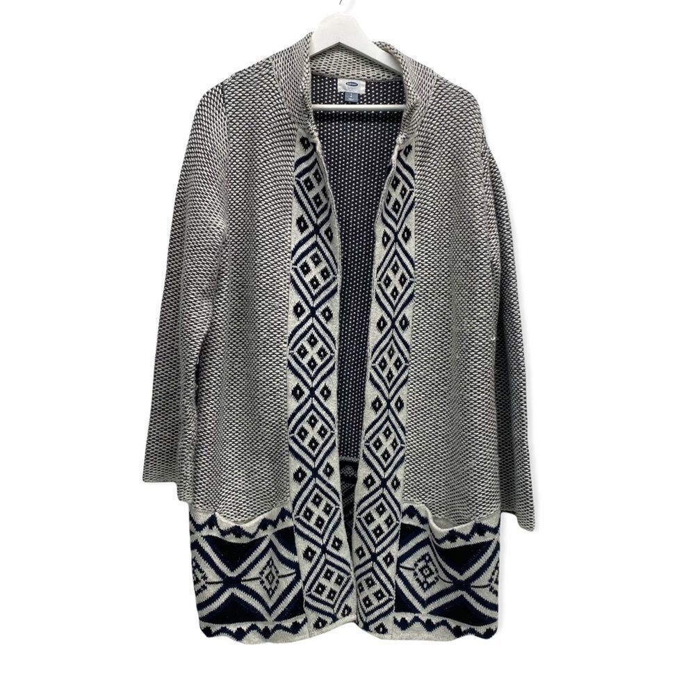 Old Navy Blue & Gray Coatigan